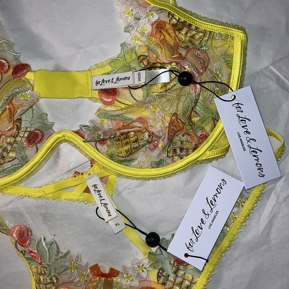 2pcs Set For Love and Lemons Mirabelle Lingerie Set - Picture 14 of 16